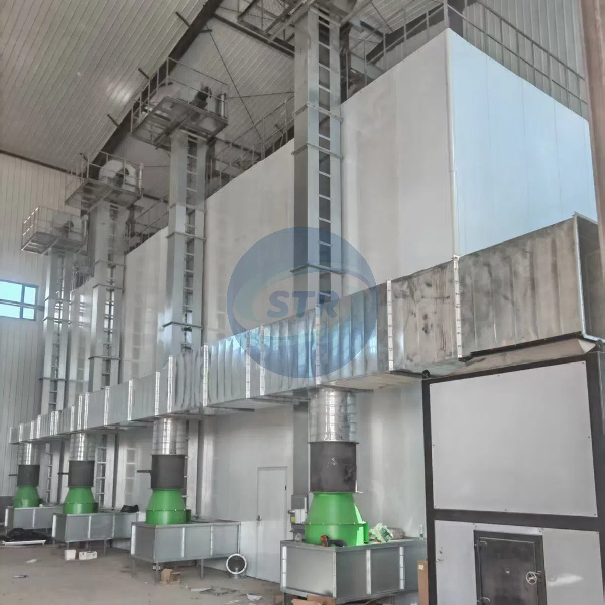 Nhà máy sấy tích hợp 1 lò 6 máy sấy