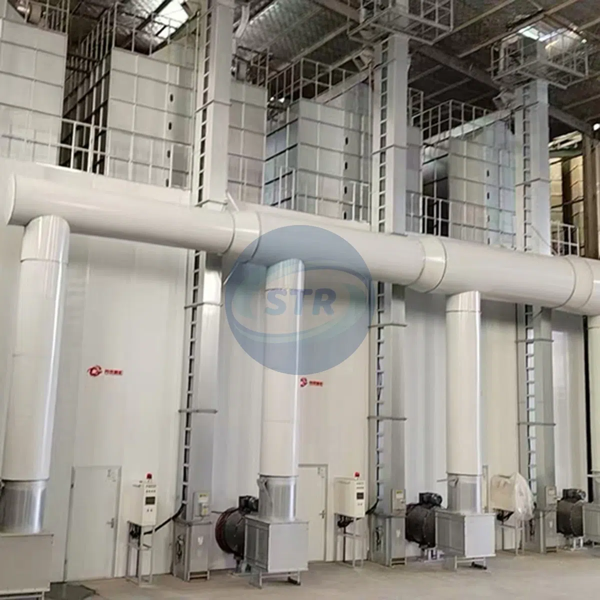 Khu sấy lúa trước xay xát cho chế biến gạo chất lượng cao