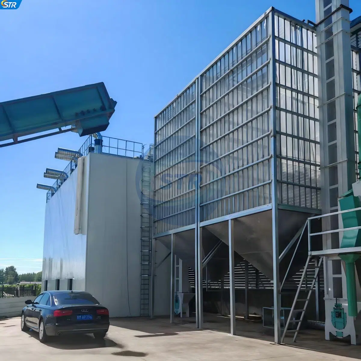 Nhà máy sấy lúa mì, lúa và hạt giống