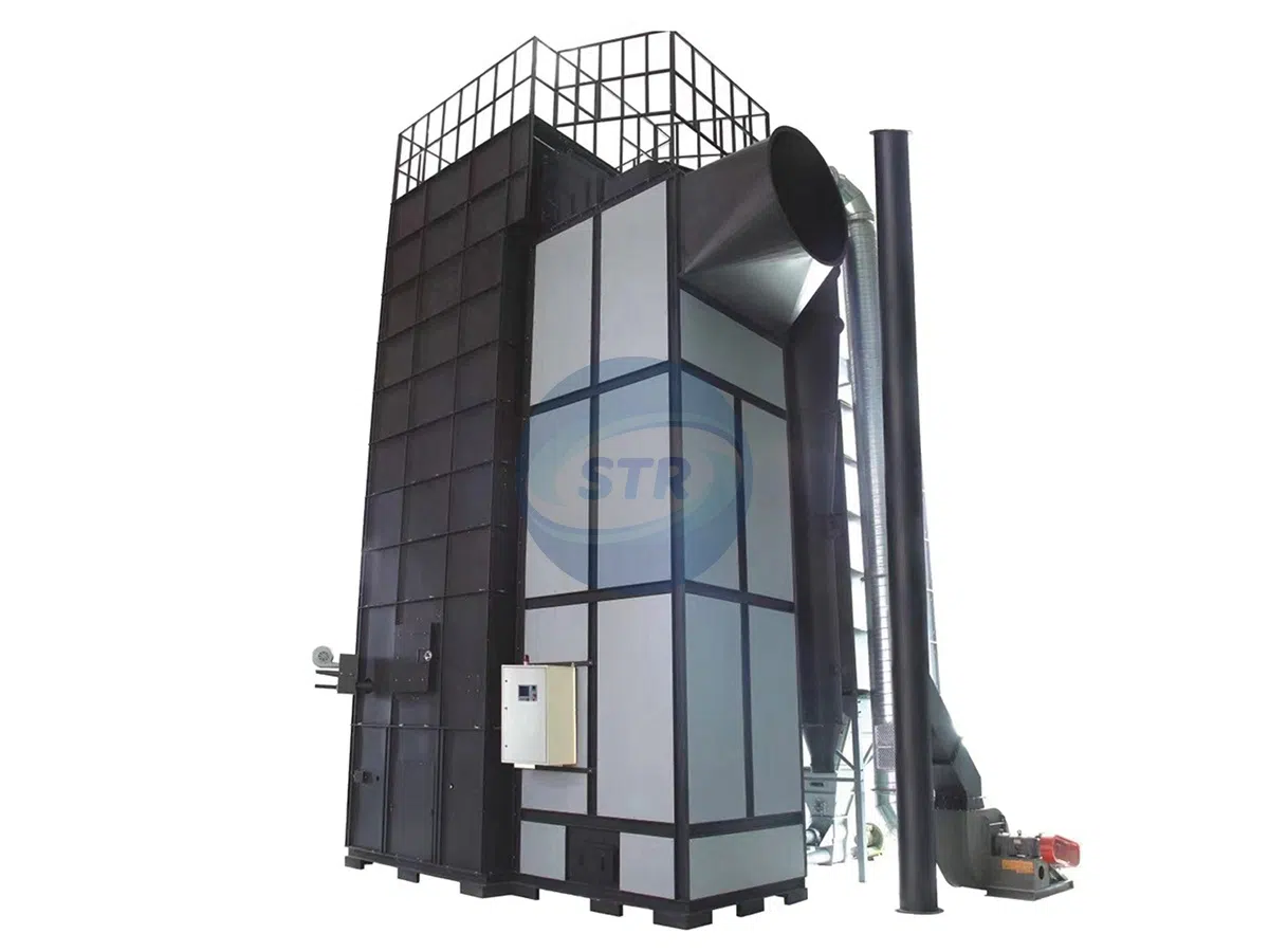 Lò đốt trấu cấp khí nóng công nghiệp cho dự án sấy lúa