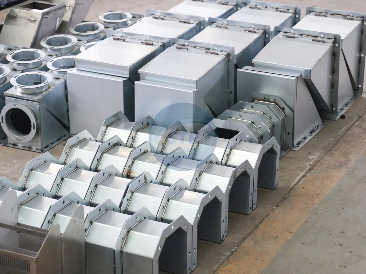 Xưởng gia công kết cấu thép chịu tải cho máy sấy lúa