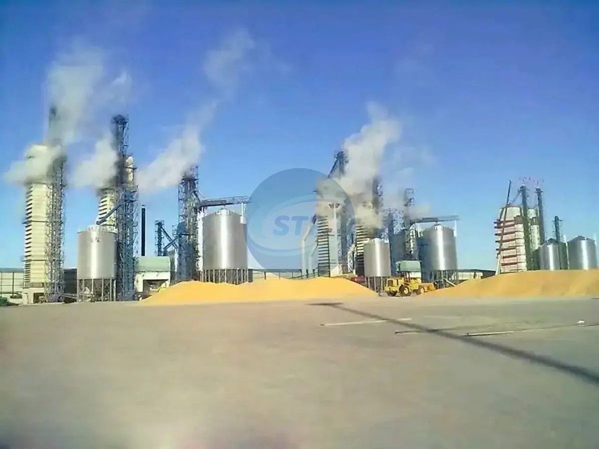 500 吨/天连续流粮食烘干塔