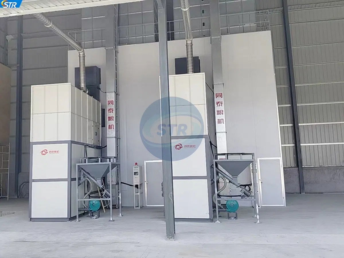 Крупный пеллетный теплогенератор 5L-80 для средних и крупных систем сушки