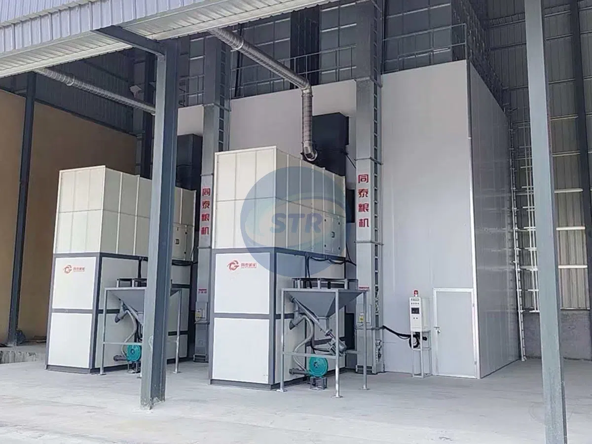 Мощный пеллетный теплогенератор 5L-90 для крупных сушильных центров